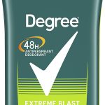 Degree Men Original Protection Antiperspirant Deodorant 48-Hour Sweat & Odor Protection Extreme Blast Antiperspirant For Men 2.7 oz, Twin Pack
